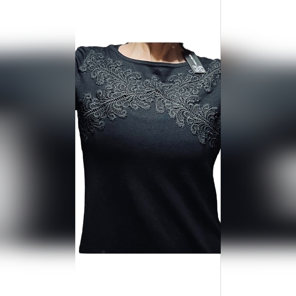 NWT cable & gauge Petite light sweater shirt from Nordstrom Size Small Petite
